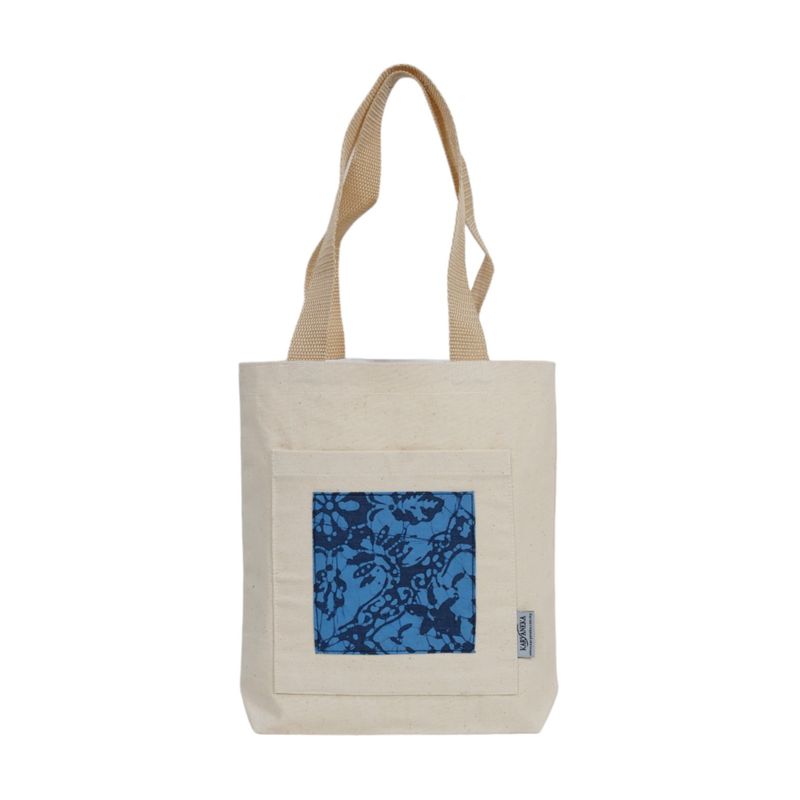 Mini Batik Tote Bag Small Pocket