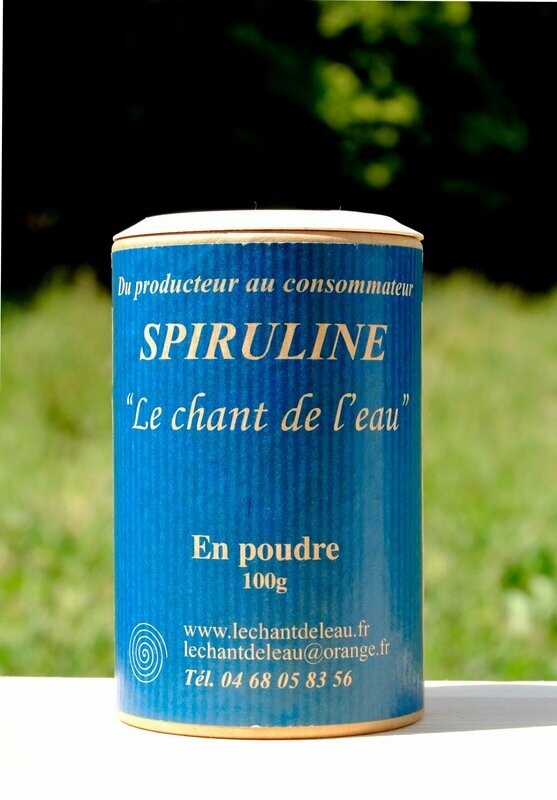 Poudre de spiruline - Boîte de 100 g