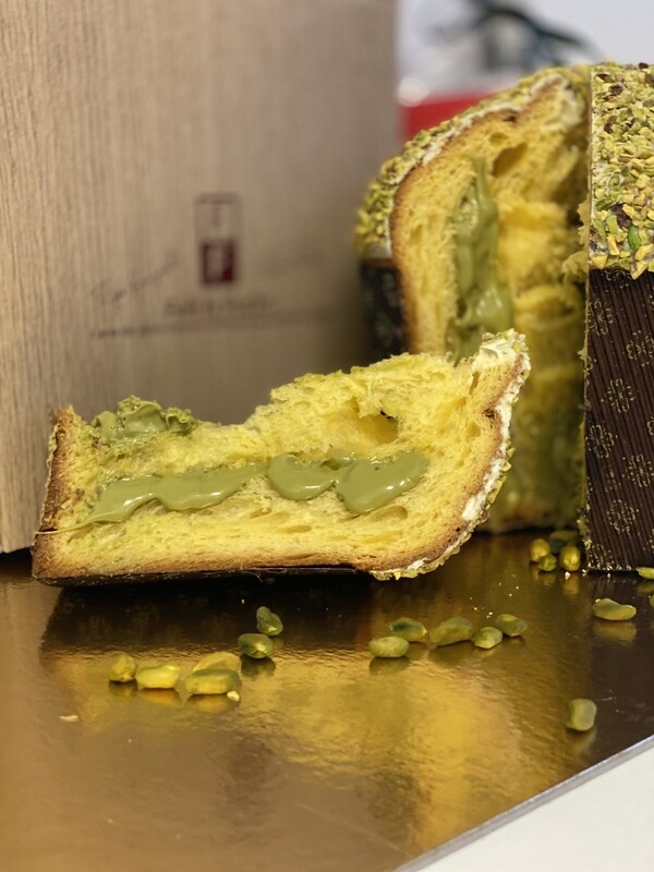 Panettone al pistacchio