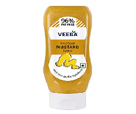 Veeba Fat Free American Sauce - Mustard (Mustard), 320gm