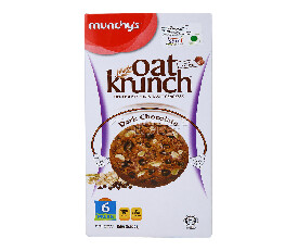 Munchys Dark Chocolate Oat Krunch Crackers, 156gm
