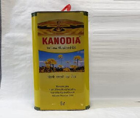 Kanodia Yellow Mustard Oil 5ltr
