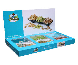 Jewel Farmer Gift Hamper with Roasted & Salted Almonds,Cashews & Raisins(800gm)