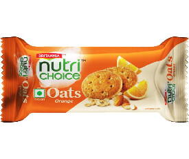 Britannia Nutri Choice Heavens Oat Orange Biscuits 100gm