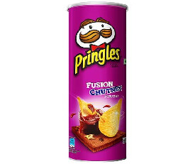 Pringles Potato Chips - Fusion Chutney, Flavour 107 gm