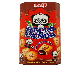Meiji Hello Panda Biscuits With Chocolate Flavoured Filling 42gm