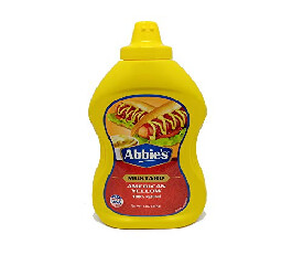 Abbies Squeeze American Yellow Mustard (Mustard) 397gm