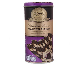 Royal Wafer Chocolate Cream Wafer Stick 125gm