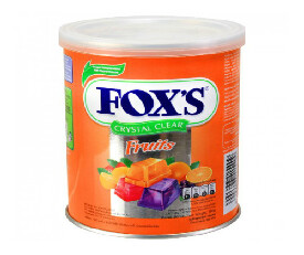 Foxs Candy Fruits Flavour Tin 180gm