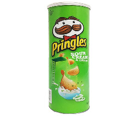 Pringles Cream & Onion Potato Chips 165gm