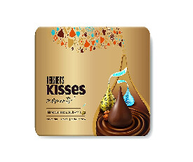 Hersheys Kisses Festive Moments Chocolate Gift Pack (Tin) 171gm 