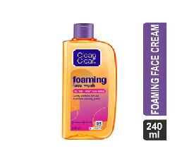 Clean & Clear Foaming Face Wash, 240 ml + 100 ml