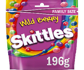 Skittles Wlid Berry Flavour Candy 190gm