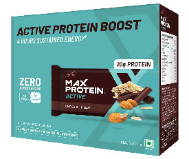 RiteBite Max Protein Active Choco Slim Bar 402gm (Pack Of 6 Pcs) (20gm Protein)
