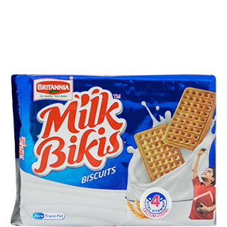Britannia Milk Bikis Plain Biscuits 200gm