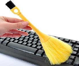 Dust Cleaning 2 Sided Microfiber Brush (Laptop Brush)