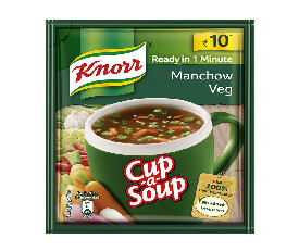 Knorr Instant Manchow Veg Soup, 12g (Pack Of 6 Pcs)