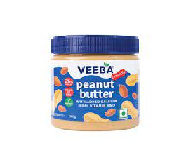 Veeba Peanut Butter, Crunchy, 340gm