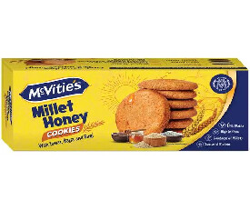 McVities Millet Honey Cookies - With Jowar, Bajra & Ragi, 73.6 g