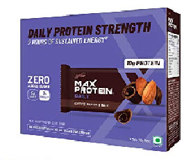 Ritebite Max Protein Daily Choco Almond Bar 300gm (Pack of 6 Pcs) (10gm Protein)