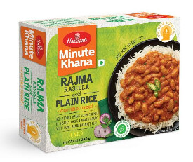 Haldiram Rajma With Plain Rice 375gm (Ready To Eat Combo)
