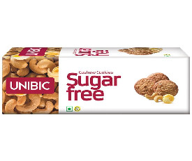 Unibic Sugar Free Cashew Cookies 75gm