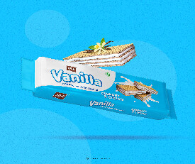 Abhi Vanilla Crunchy & Creamy Wafer Biscuit 150gm (BUY ONE GET ONE FREE)