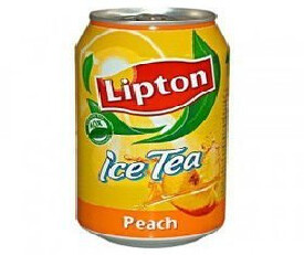 Lipton Ice Tea Can Peach Flavour 300ml (Pack Of 6 Pcs)