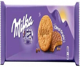 Milka Choco Grain Biscuits Pouch, 126gm