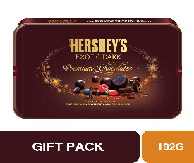 Hersheys Exotic Dark Festive Moments Chocolate Gift Pack Tin 180gm