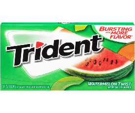 Trident Sugar Free Gum Watermelon Twist 14 Sticks