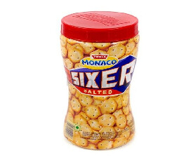 Parle Monaco Sixer, Salted, 200gm