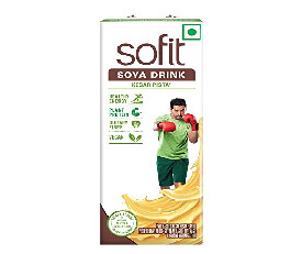 Sofit Kesar Pista Flavour Soya Drink 200ml (Pack Of 30 Pcs)