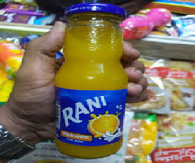 Rani Fruit Drink - Orange, 200ml Bottle (Pack Of 6)