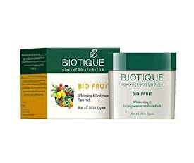 Biotique Bio Fruit Whitening And Depigmentation Face Pack, 75gm (240)