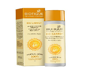 Biotique Bio Carrot Face &amp; Body Sun Lotion Spf 40 - 120ml (499)