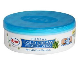 Ayur Herbal Cold Cream, Aloevera - 200gm