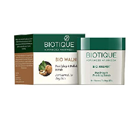 Biotique Bio Walnut Purifying &amp; Polishing Scrub For Normal To Dry Skin, 50G (299)
