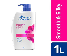 Head &amp; Shoulders Anti-Dandruff Shampoo, Smooth and Silky, 1.2 Ltr