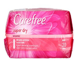 Carefree Panty Liners , Super Dry (20 Count)
