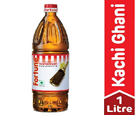 Fortune Mustard Oil, 1L Kachi Ghani (Pet Bottle)