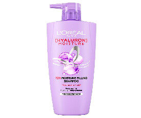 Loreal Moisture Shampoo,With Hyaluronic Acid, For Dry &amp; Dehydrated Hair - 650ml (949)