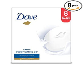 Dove Cream Beauty Bathing Bar 125 g (Combo Pack of 8)