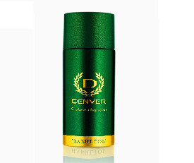 DENVER Hamilton Deodorant Body Spray - (165ML) |  for Men (Pack Of 2) (Green)