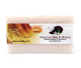 Khadi Handmade Soap Coconut Milk &amp; Honey 125gm
