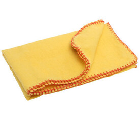 Cotton Yellow Duster Cloth (24x24) (S)(Pack of 3)