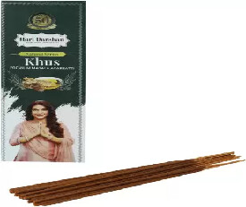 Hari Darshan Khus Premium Masala Agarbatti Incense Sticks,60gm
