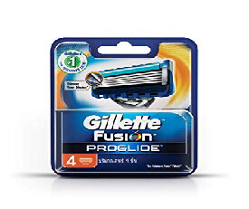 Gillette Fusion PROGLIDE Manual Shaving Razor Blades - 4s Pack Cartridge (1299)