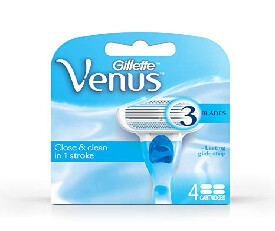 Gillette Venus Female Razor Blades Cartridge - 4s (649)