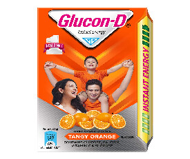 Glucon-D, Orange flavoured Glucose Based Beverage Mix - 450gm